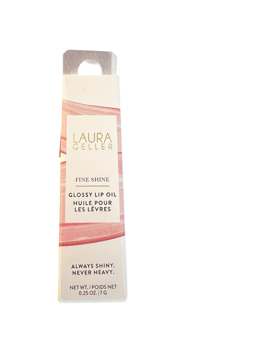 Laura Geller Glossy Lip Oil in Pale Pink